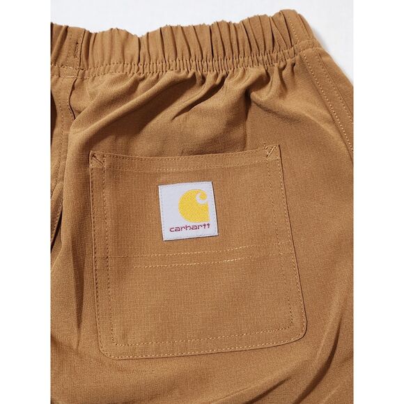 Carhartt Girl's Rugged Flex Ripstop Short youth large size 12 Brown - Picture 10 of 10